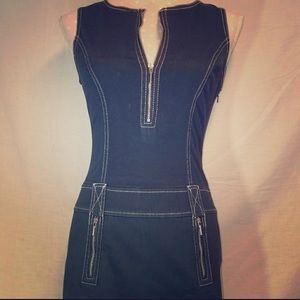Express stretch black dress,  sz 4
